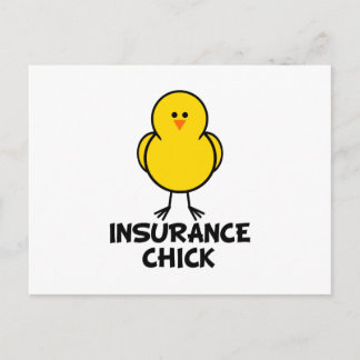 Insurance Chick Postcard