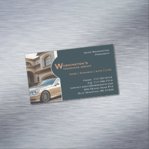 Insurance Magnetic Business Card