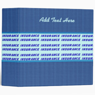 Insurance Policy Avery Binder