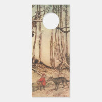 intage Arthur Rackham Red Riding Hood & Wolf Print