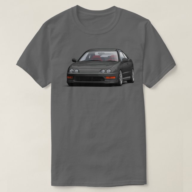 Integra DC2 Black T-Shirt (Design Front)