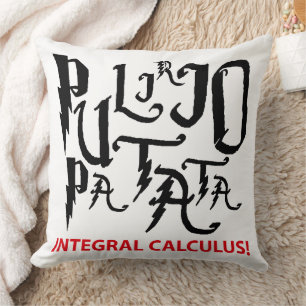 Integral Calculus Throw Pillow