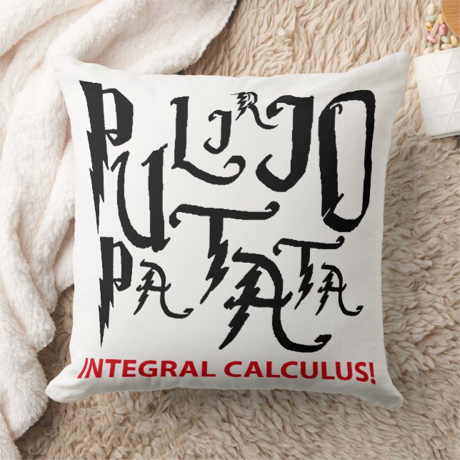 Integral Calculus Throw Pillow (Blanket)