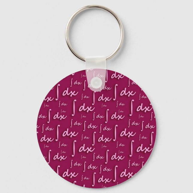Integral Math Red - Integral Matemáticas Roja Keychain (Front)