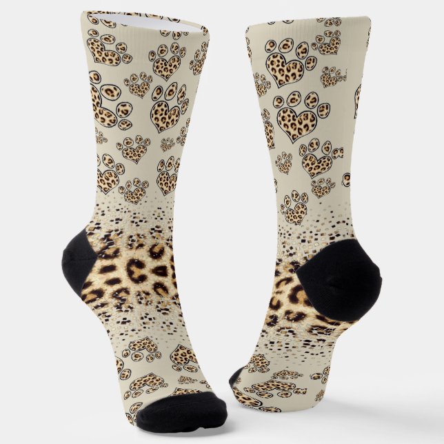 integral printing pet prints socks (Angled)