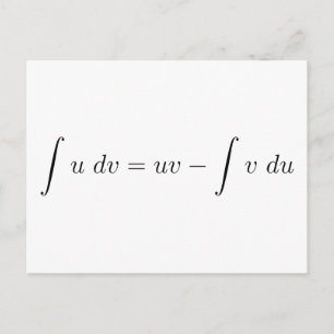 Integration by parts postcard