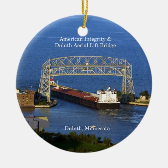 Intégrité américaine dans le ornement de Duluth (Devant)