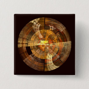 Integrity Abstract Art Button (square)