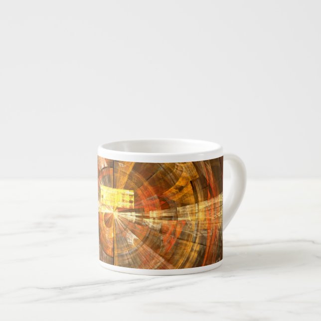 Integrity Abstract Art Espresso Mug (Front Right)