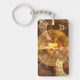 Integrity Abstract Art Keychain