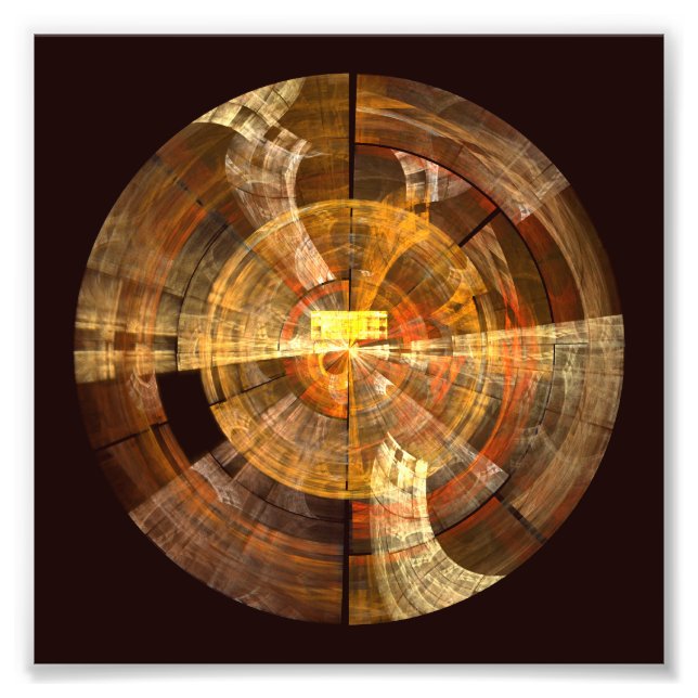 Integrity Abstract Art Photo Print (Front)