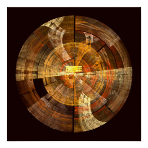 Integrity Abstract Art Poster