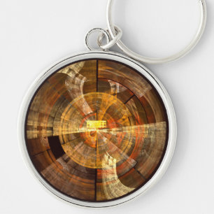 Integrity Abstract Art Small Keychain