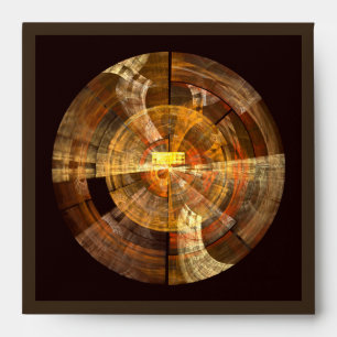 Integrity Abstract Art Square Envelope
