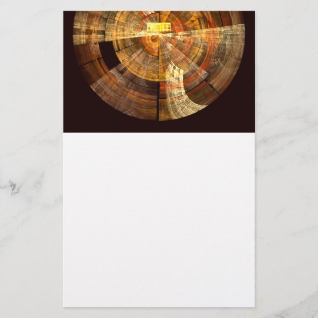 Integrity Abstract Art Stationery (Front)