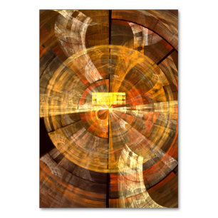 Integrity Abstract Art Table Card