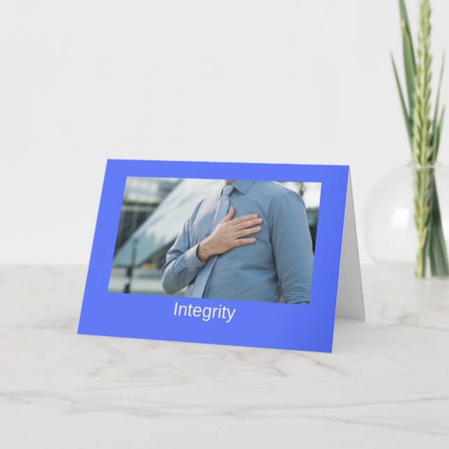 Integrity Card (Front)