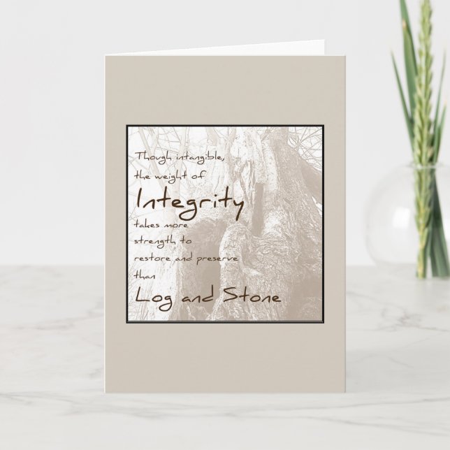 Integrity Card (Front)