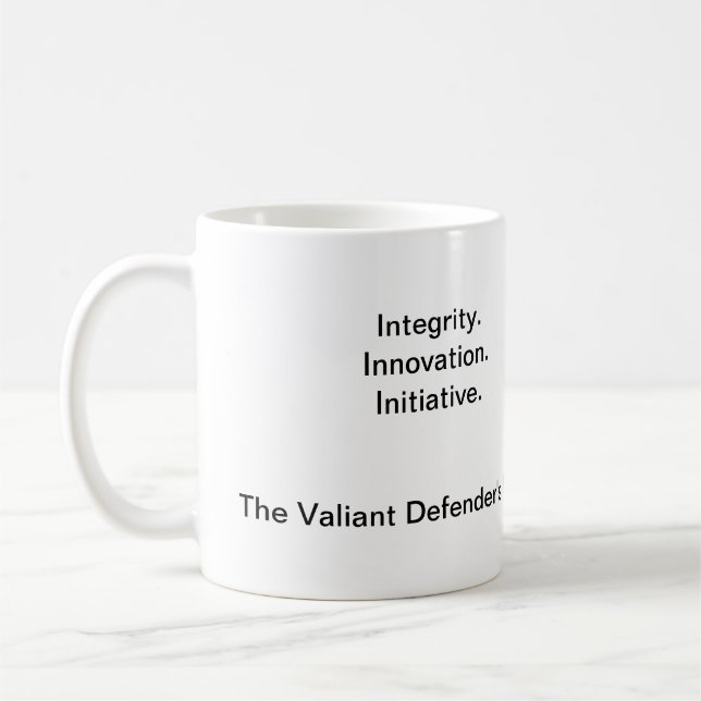 Integrity, Inovation, Initiative VDP Mug (Left)