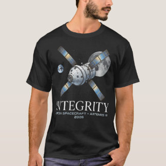 Integrity Orion Spacecraft Artemis Ii 2026 Space T-Shirt