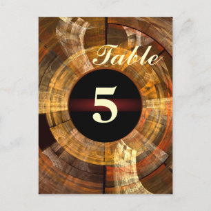 Integrity Table Number Postcard