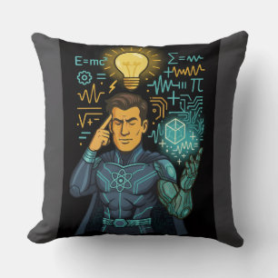Intellect Unleashed: The Mind Master Collection Throw Pillow