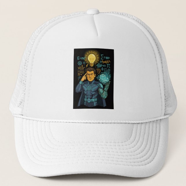 Intellect Unleashed: The Mind Master Collection Trucker Hat (Front)