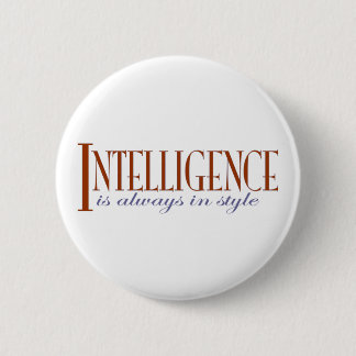 Intelligence 2 Inch Round Button