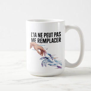Intelligence artificielle et humains coffee mug