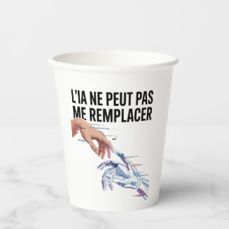 Intelligence artificielle et humains paper cups