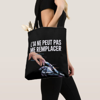 Intelligence artificielle et humains tote bag