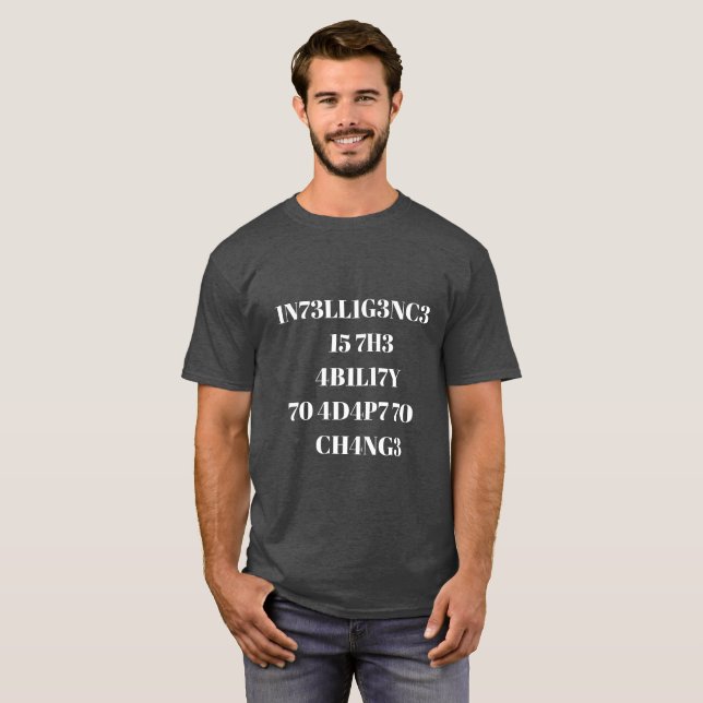 Intelligence T-Shirt for men (Front Full)