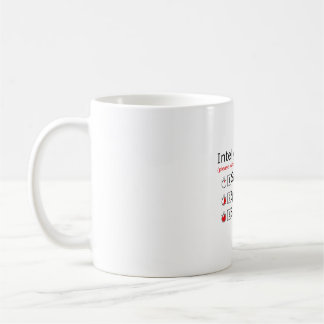 Intelligence Test Say Eye M A P Ness joke Coffee Mug