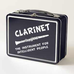 Intelligent Clarinet Metal Lunch Box