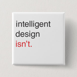 intelligent design 2 inch square button