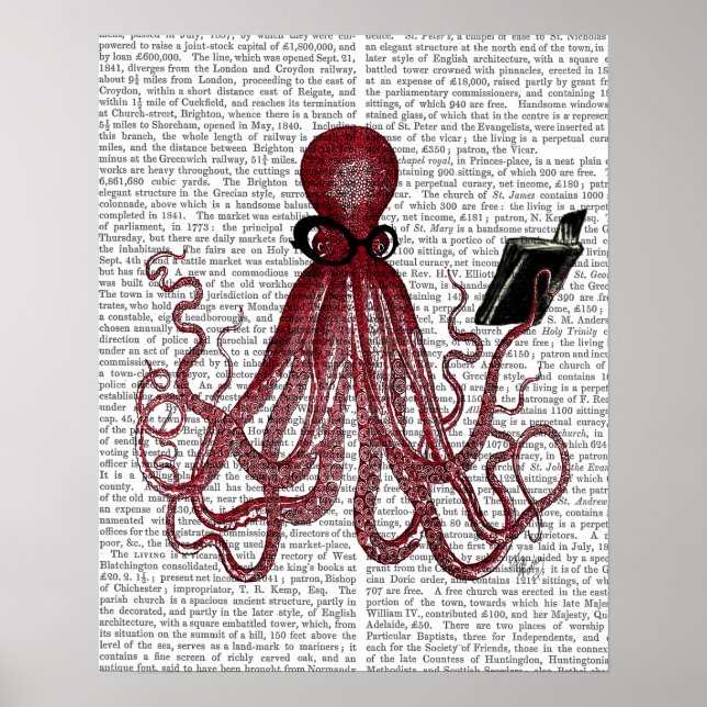 Intelligent Octopus Poster (Front)