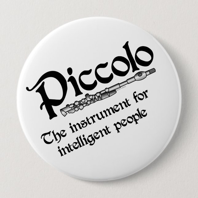 Intelligent Piccolo 4 Inch Round Button (Front)