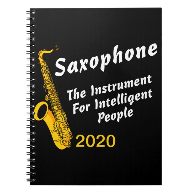 Intelligent Saxophone Notebook (Front)