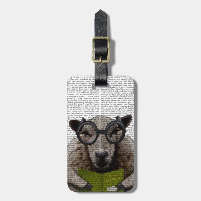 Intelligent Sheep Luggage Tag (Front Vertical)