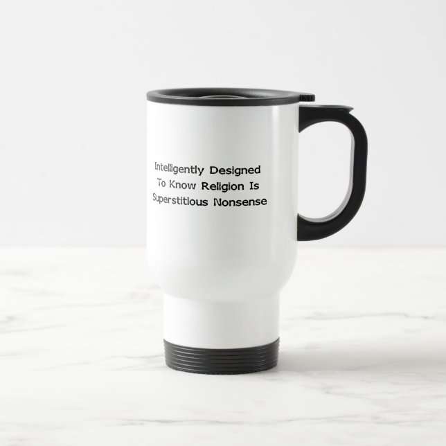 Intelligently Designed Travel Mug (Right)