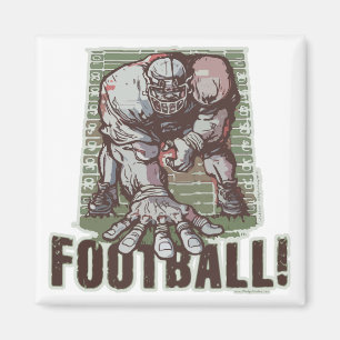 Intense 3 Point Stance by Mudge Studios Magnet