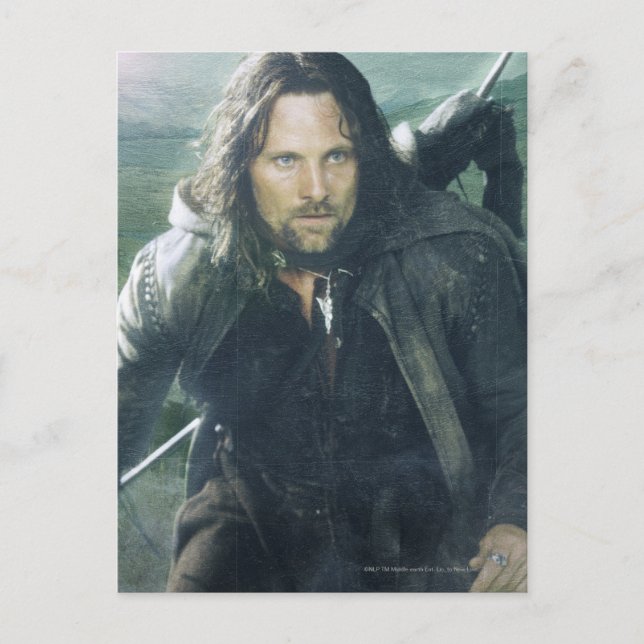 Intense Aragorn Postcard (Front)