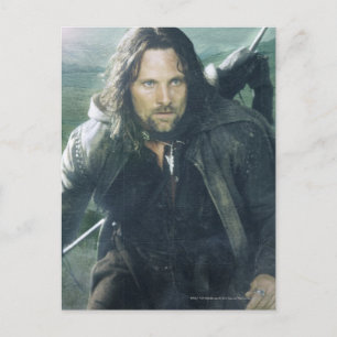 Intense Aragorn Postcard