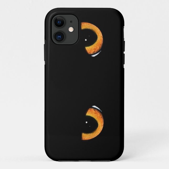Intense Black Cat Eyes Case-Mate iPhone Case (Back)