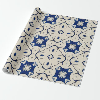 Intense Blue Pattern Paper 