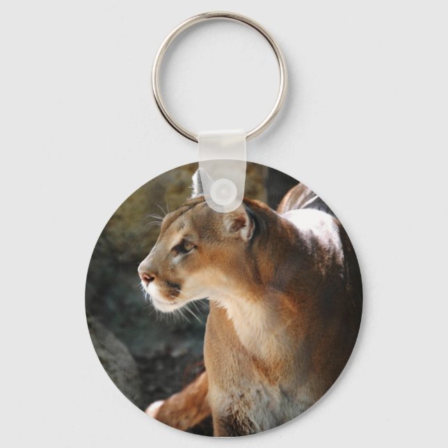 Intense Cougar Keychain (Front)