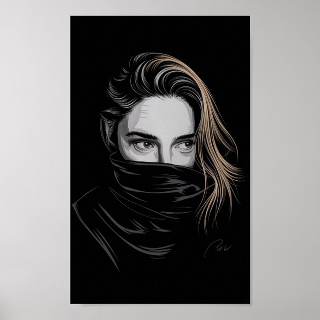 Intense Look Poster (Front)