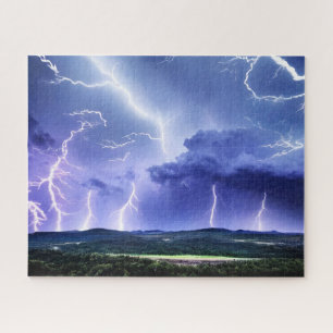Intense Nature   Lightning Storm Jigsaw Puzzle