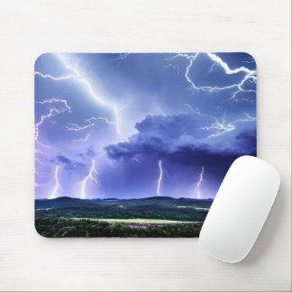 Intense Nature | Lightning Storm Mouse Pad