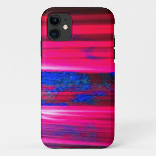 Intense NEON Pink and Blue Personalize IT iPhone 11 Case